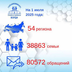 Итоги работы Семейных приемных ВОРДИ